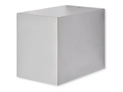 Outlet Lámparas de pared cúbicas para exteriores 2 piezas ES584795 Plateado