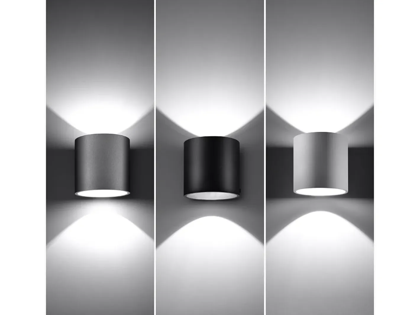 Sollux Lighting Lámparas de pared Celeris moderno de aluminio - 1 fuentes luminosas 3000K - L.10 x A.10 cm - Blanco New
