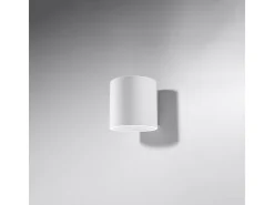 Sollux Lighting Lámparas de pared Celeris moderno de aluminio - 1 fuentes luminosas 3000K - L.10 x A.10 cm - Blanco New