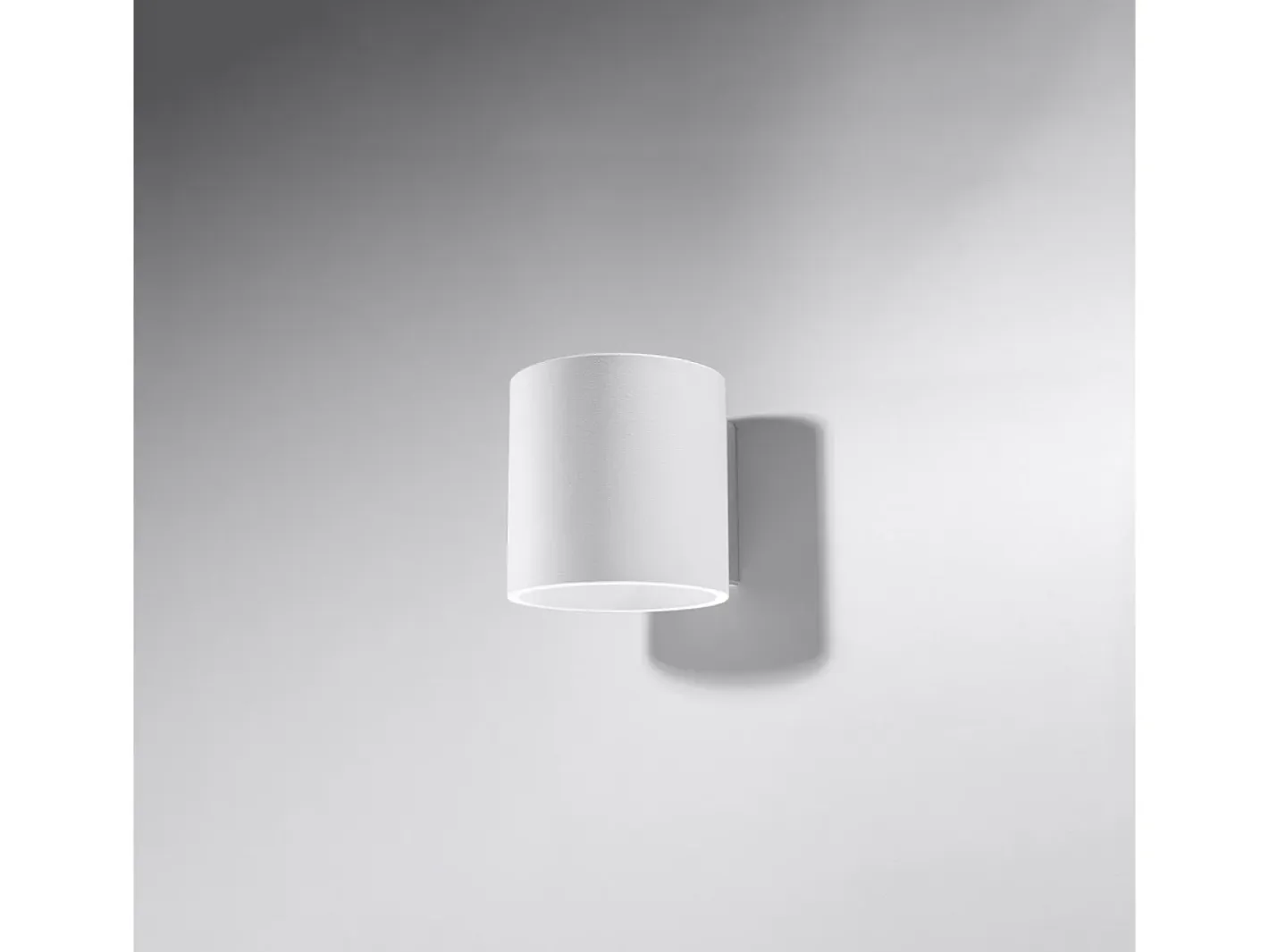 Sollux Lighting Lámparas de pared Celeris moderno de aluminio - 1 fuentes luminosas 3000K - L.10 x A.10 cm - Blanco New