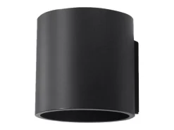 Sollux Lighting Lámparas de pared Celeris moderno de aluminio - 1 fuentes luminosas 4000K - L.10 x A.10 cm - Negro Clearance