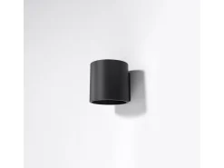 Discount Sollux Lighting Lámparas de pared Celeris moderno de aluminio - 1 fuentes luminosas 3000K - L.10 x A.10 cm - Negro