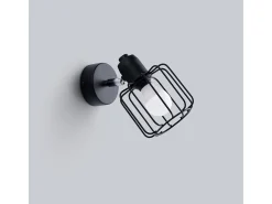 Discount Sollux Lighting Lámparas de pared Celubi moderno de acero - 1 fuentes luminosas 3000K - L.14 x A.18 cm - Negro