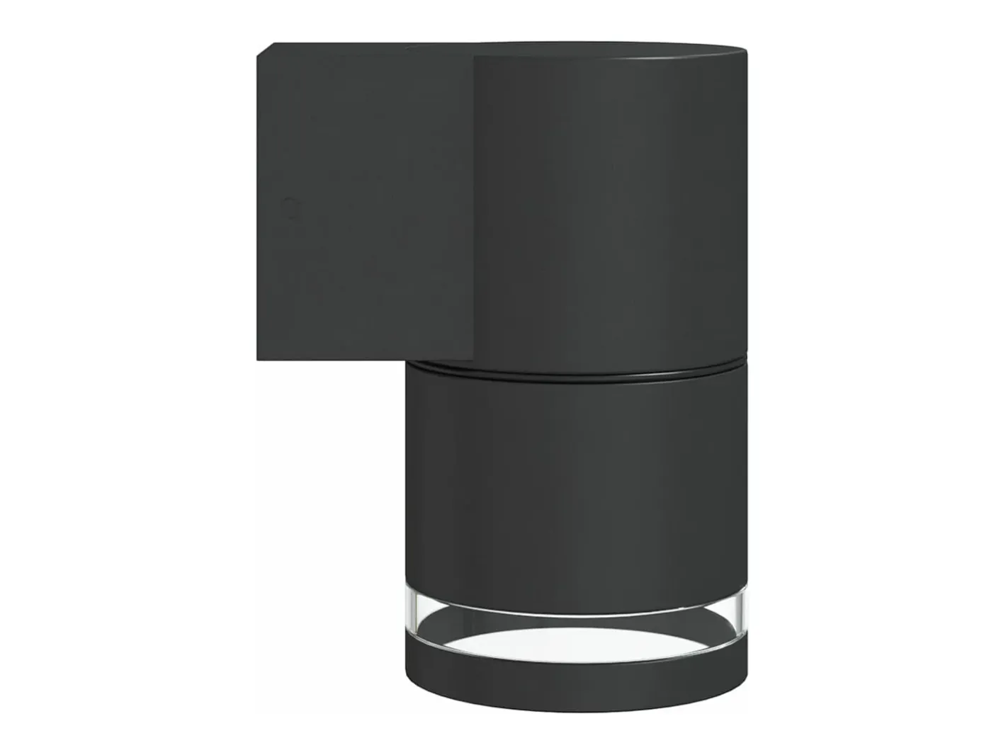 Aplique Para Pared-Lámparas de pared de exterior 2 uds aluminio fundido ES600351 Negro