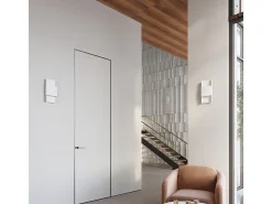 Sale Sollux Lighting Lámparas De Pared Durlin Moderno De Acero - 2 Fuentes Luminosas - L.20 X A.40 Cm - Blanco