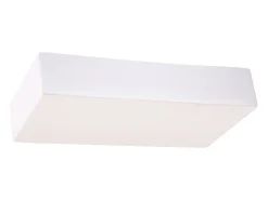 Outlet Sollux Lighting Lámparas de pared Flain moderno de cerámica - 2 fuentes luminosas 3000K - L.31 x A.6,5 cm - Blanco