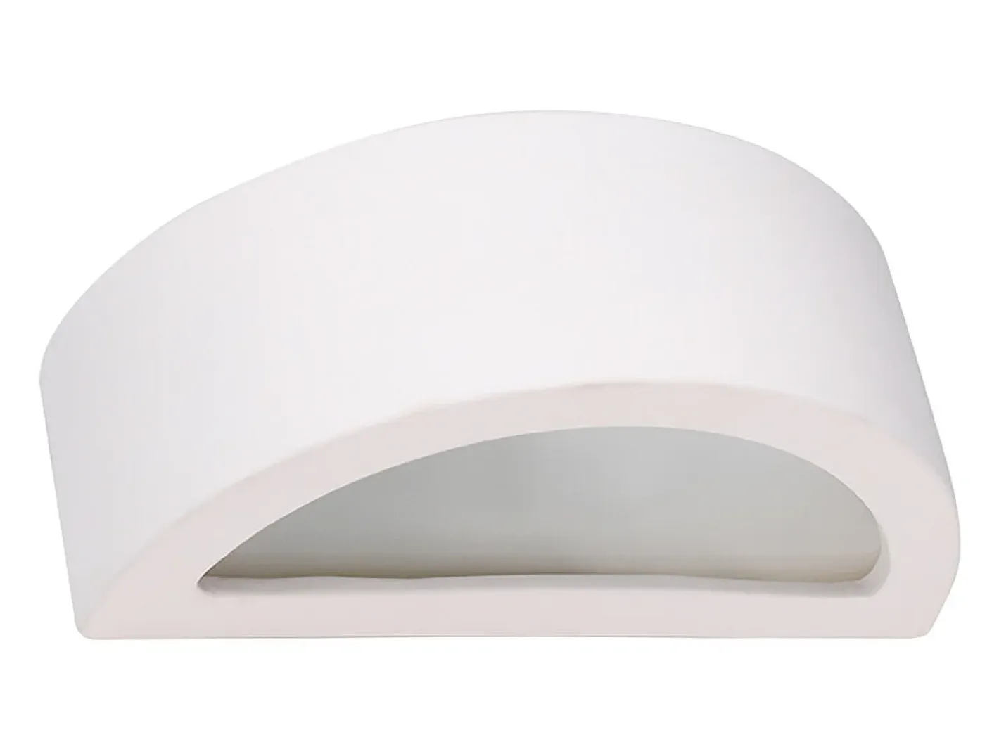 Sollux Lighting Lámparas de pared Gloim moderno de cerámica - 1 fuentes luminosas 4000K - L.20 x A.10 cm - Blanco Hot
