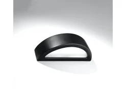 Hot Sollux Lighting Lámparas de pared Gloim moderno de cerámica/vidrio - 1 fuentes luminosas 3000K - L.40,5 x A.10 cm - Negro