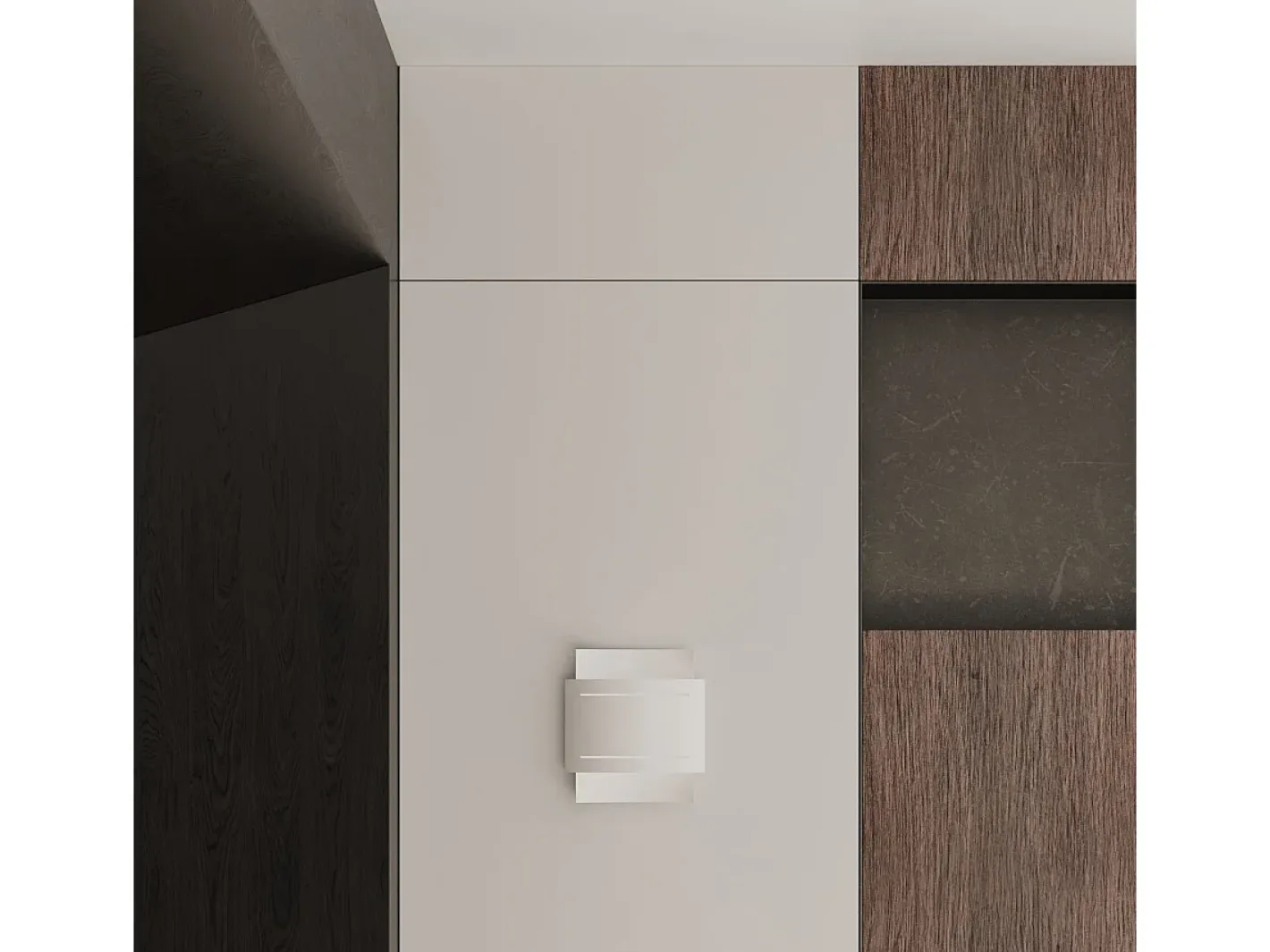 Sollux Lighting Aplique Para Pared-Lámparas de pared Ignisra moderno de acero - 1 fuentes luminosas 3000K - L.21 x A.23 cm - Blanco