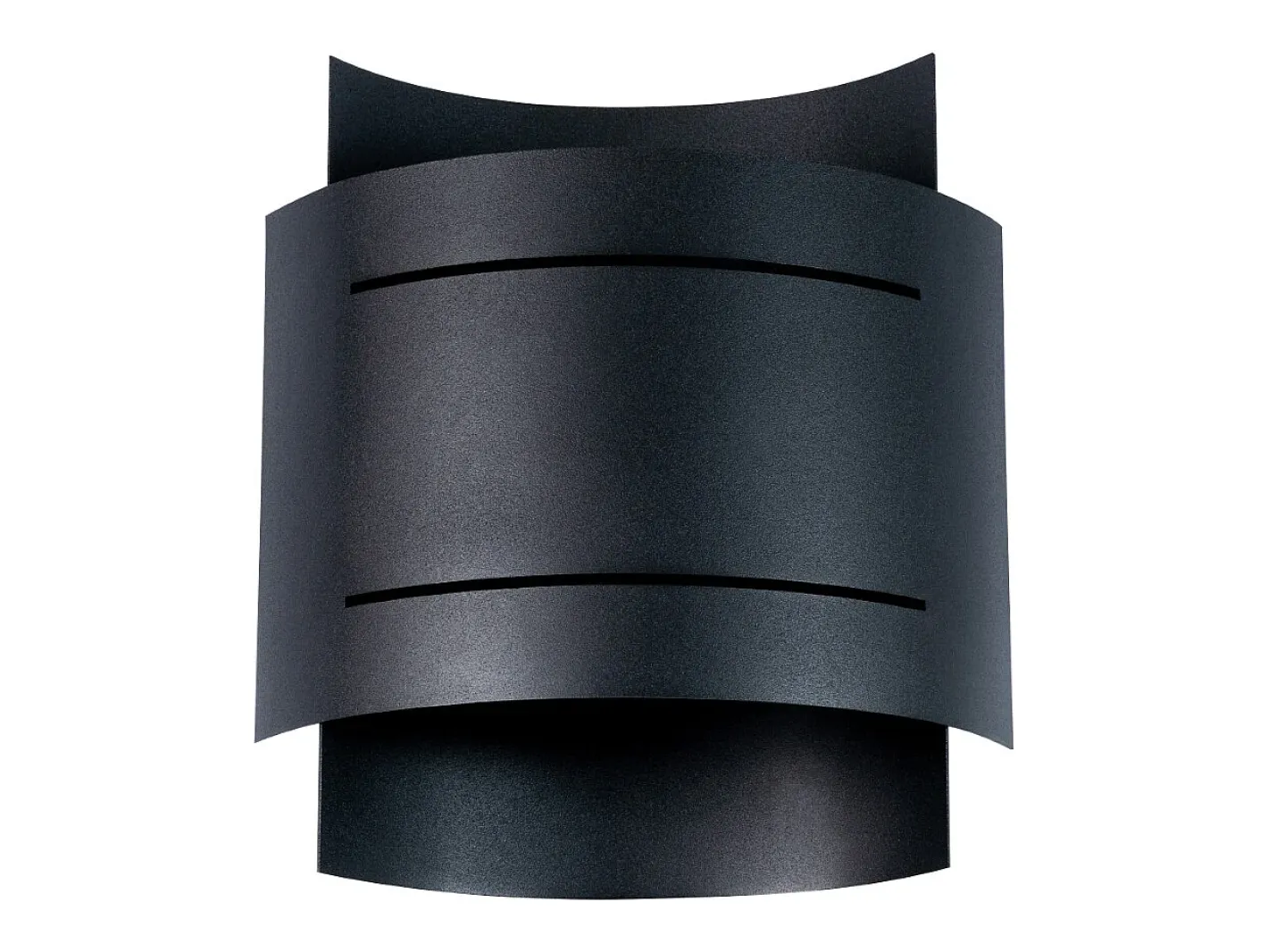 Sale Sollux Lighting Lámparas de pared Ignisra moderno de acero - 1 fuentes luminosas 4000K - L.21 x A.23 cm - Negro