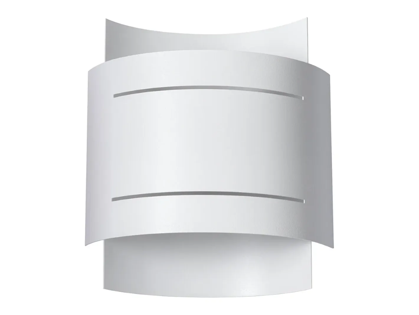 Best Sollux Lighting Lámparas de pared Ignisra moderno de acero - 1 fuentes luminosas 4000K - L.21 x A.23 cm - Blanco