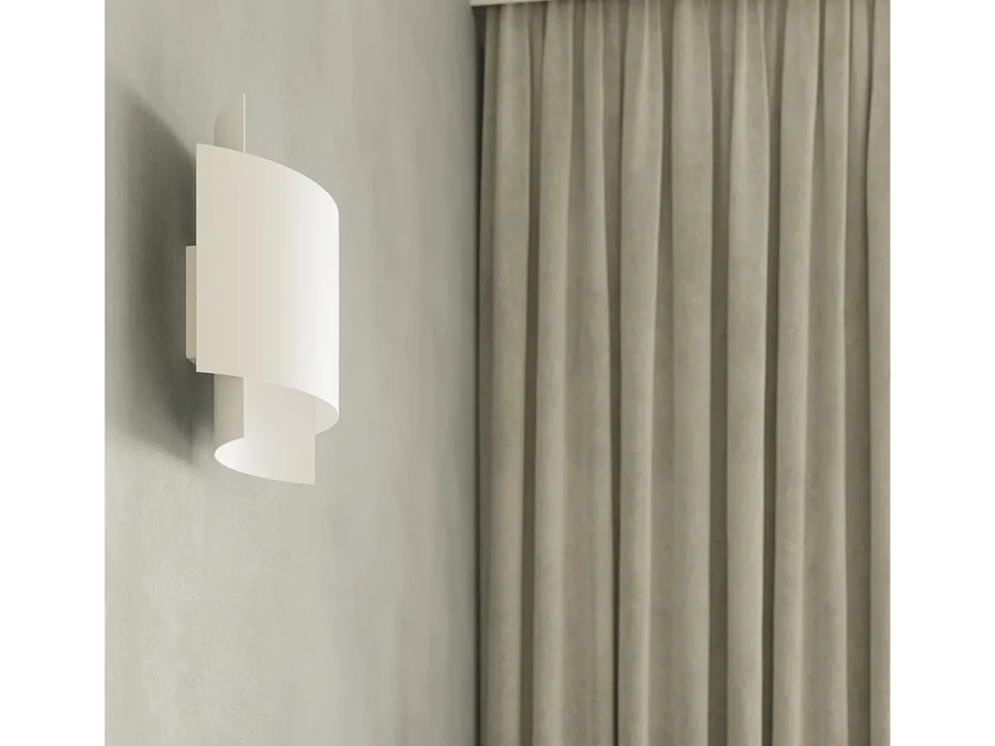 Sollux Lighting Lámparas de pared Influx industrial de acero - 1 fuentes luminosas 3000K - L.22 x A.23 cm - Blanco Discount