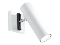 Sollux Lighting Aplique Para Pared-Lámparas de pared Invicta moderno de acero - 1 fuentes luminosas 4000K - L.8 x A.20 cm - Blanco