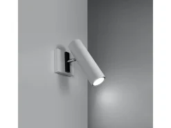 Sollux Lighting Aplique Para Pared-Lámparas de pared Invicta moderno de acero - 1 fuentes luminosas 4000K - L.8 x A.20 cm - Blanco
