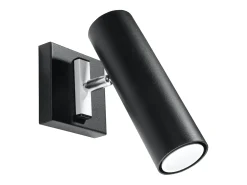 Sollux Lighting Lámparas de pared Invicta moderno de acero - 1 fuentes luminosas 4000K - L.8 x A.20 cm - Negro Online