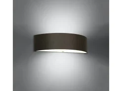 Sollux Lighting Lámparas de pared Kalmaris minimalista de tela/vidrio/acero - 2 fuentes luminosas 4000K - L.45 x A.12 cm - Negro Best
