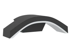 Lámparas de pared LED de exterior 2 uds aluminio fundido ES192247 Negro Hot