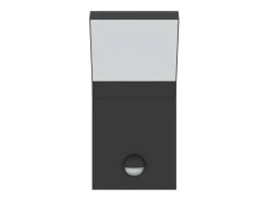 Aplique Para Pared-Lámparas de pared LED exterior con sensor 2 uds aluminio ES338334 Negro