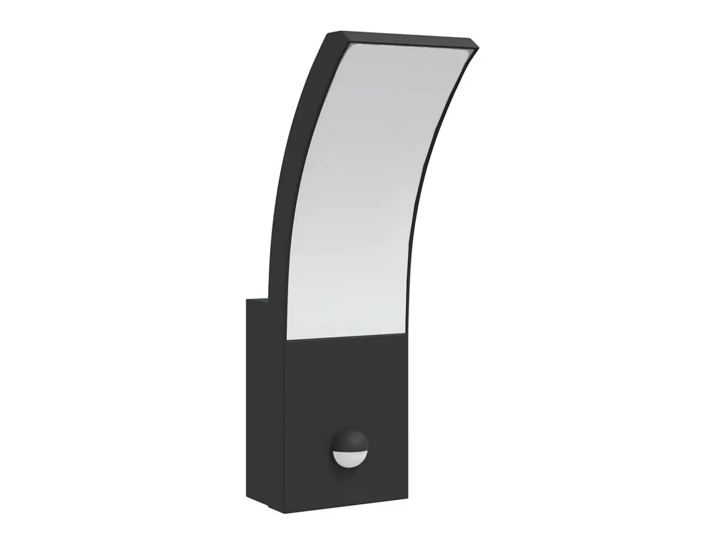 Lámparas de pared LED exterior con sensor 2 uds aluminio ES134150 Negro Sale