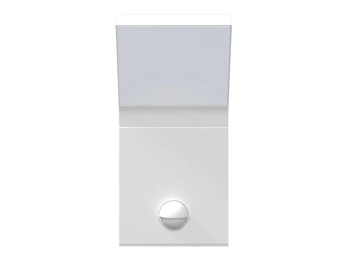 Aplique Para Pared-Lámparas de pared LED exterior con sensor 2 uds aluminio ES940589 Blanco