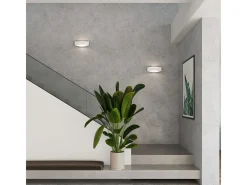 Sollux Lighting Aplique Para Pared-Lámparas de pared Litim moderno de acero - 1 fuentes luminosas 4000K - L.12 x A.12 cm - Blanco