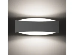 Sollux Lighting Aplique Para Pared-Lámparas de pared Litim moderno de acero - 1 fuentes luminosas 4000K - L.12 x A.12 cm - Blanco