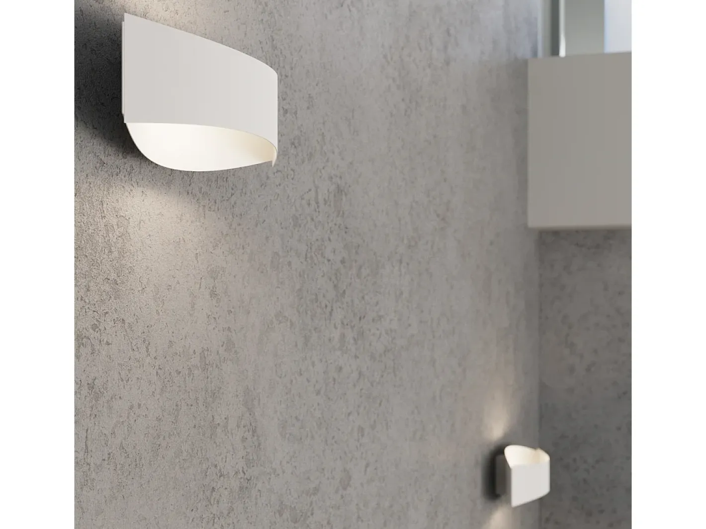 Sollux Lighting Aplique Para Pared-Lámparas de pared Litim moderno de acero - 1 fuentes luminosas 4000K - L.12 x A.12 cm - Blanco