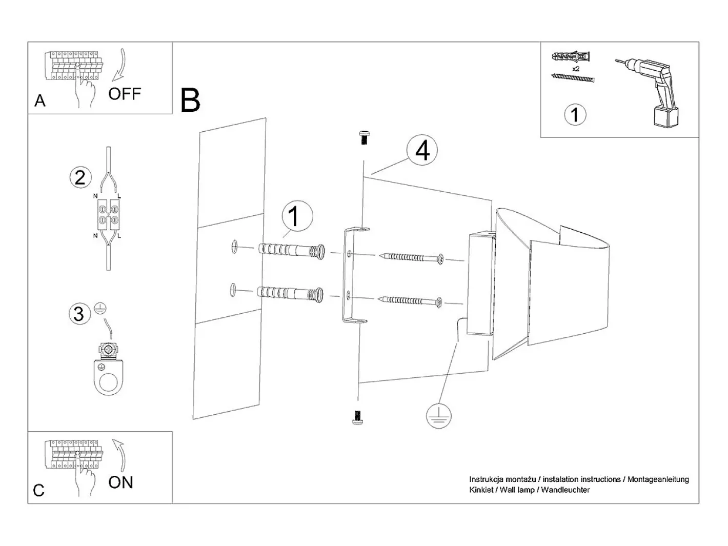 Sollux Lighting Aplique Para Pared-Lámparas de pared Litim moderno de acero - 1 fuentes luminosas 4000K - L.12 x A.12 cm - Blanco