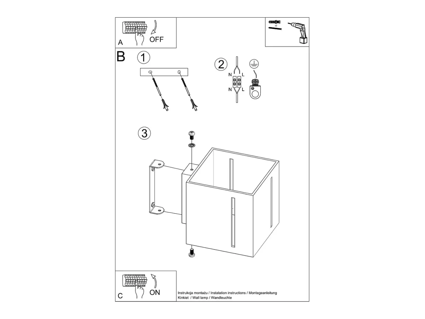 Sollux Lighting Aplique Para Pared-Lámparas de pared Luminara moderno de aluminio - 1 fuentes luminosas 4000K - L.10 x A.10 cm - Blanco