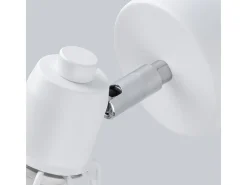Clearance Sollux Lighting Lámparas de pared Lunova moderno de acero - 1 fuentes luminosas 3000K - L.18 x A.18 cm - Blanco