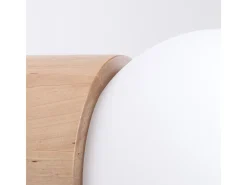 Sollux Lighting Lámparas de pared Lust moderno de madera - 1 fuentes luminosas 4000K - L.12 x A.12 cm - madera natural Color natural claro Clearance