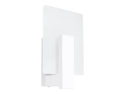 Sollux Lighting Aplique Para Pared-Lámparas de pared Nappo escandinavo de madera/vidrio - 1 fuentes luminosas 4000K - L.16 x A.30,5 cm - Blanco