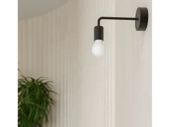 Sollux Lighting Lámparas De Pared Norah Moderno De Acero - 1 Fuentes Luminosas - L.19 X A.14,5 Cm - Negro Outlet