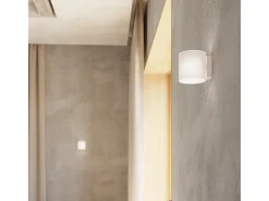 Clearance Sollux Lighting Lámparas de pared Novici moderno de vaso - 1 fuentes luminosas 4000K - L.10 x A.10 cm - Blanco