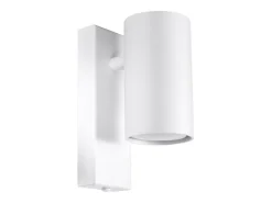 New Sollux Lighting Lámparas de pared Nutiq moderno de acero - 1 fuentes luminosas 4000K - L.6 x A.15 cm - Blanco