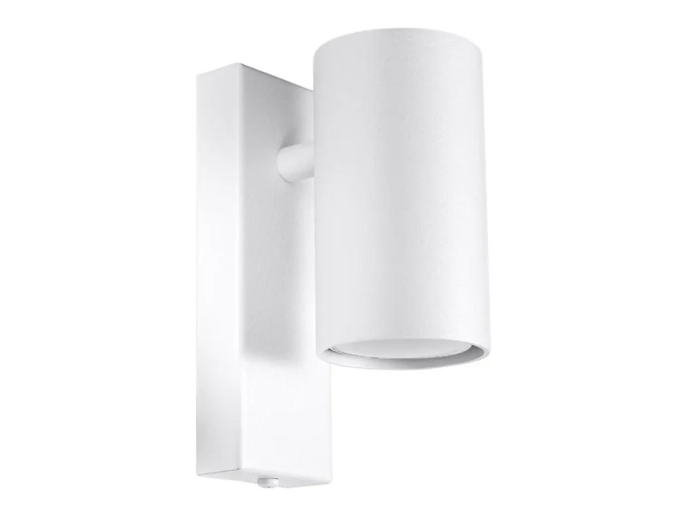 New Sollux Lighting Lámparas de pared Nutiq moderno de acero - 1 fuentes luminosas 4000K - L.6 x A.15 cm - Blanco
