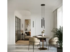 Online Sollux Lighting Lámparas De Pared Pastelo Moderno De Acero - 2 Fuentes Luminosas - L.2,5 X A.50 Cm - Negro