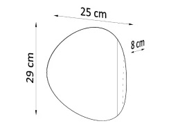 Sollux Lighting Aplique Para Pared-Lámparas de pared Perceptix moderno de acero - 2 fuentes luminosas 3000K - L.25 x A.29 cm - Blanco