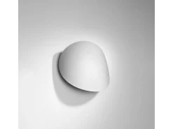 Sollux Lighting Aplique Para Pared-Lámparas de pared Perceptix moderno de acero - 2 fuentes luminosas 3000K - L.25 x A.29 cm - Blanco