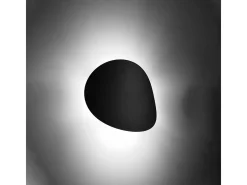 Sollux Lighting Aplique Para Pared-Lámparas de pared Perceptix moderno de acero - 2 fuentes luminosas 4000K - L.25 x A.29 cm - Negro