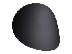 Sollux Lighting Aplique Para Pared-Lámparas de pared Perceptix moderno de acero - 2 fuentes luminosas 3000K - L.25 x A.29 cm - Negro