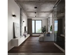 Sollux Lighting Lámparas de pared Quadx maxi moderno de aluminio - 2 fuentes luminosas 3000K - L.20 x A.10 cm - Gris New