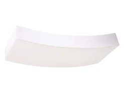 Outlet Sollux Lighting Lámparas de pared Shira moderno de cerámica - 2 fuentes luminosas 3000K - L.36 x A.4,5 cm - Blanco