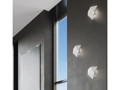 Sollux Lighting Lámparas de pared Solara moderno de acero - 2 fuentes luminosas 3000K - L.27 x A.25 cm - Blanco Best