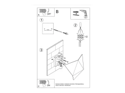 Sollux Lighting Lámparas de pared Solara moderno de acero - 2 fuentes luminosas 3000K - L.27 x A.25 cm - Blanco Best