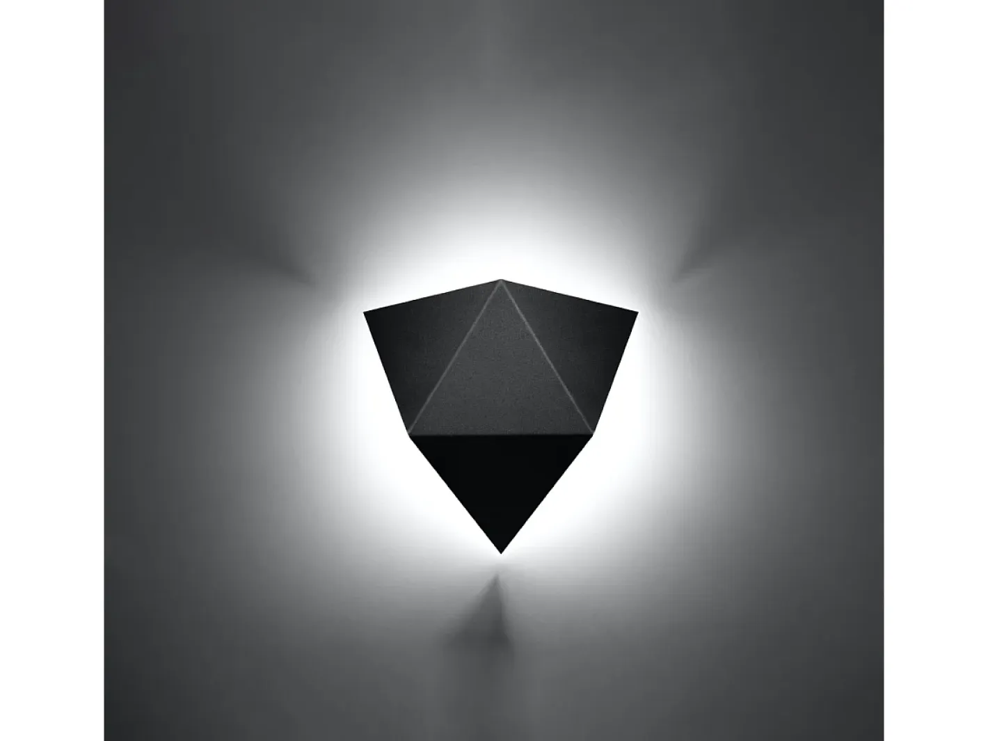 Sollux Lighting Aplique Para Pared-Lámparas de pared Solara moderno de acero - 2 fuentes luminosas 4000K - L.27 x A.25 cm - Negro