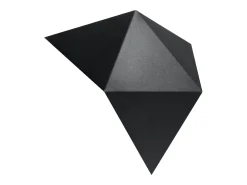 Sollux Lighting Aplique Para Pared-Lámparas de pared Solara moderno de acero - 2 fuentes luminosas 4000K - L.27 x A.25 cm - Negro