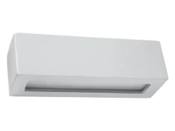 Sale Sollux Lighting Lámparas de pared Solara moderno de cerámica/vidrio - 1 fuentes luminosas 3000K - L.32,5 x A.9,5 cm - Gris