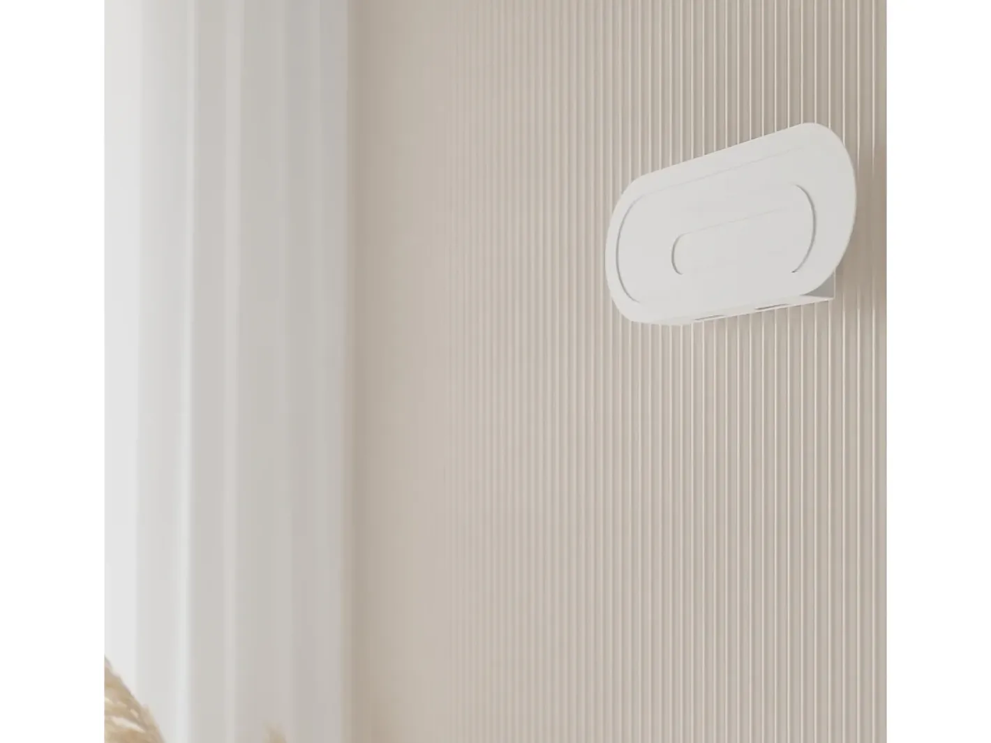 Sollux Lighting Lámparas de pared Solutix moderno de acero/PVC - 2 fuentes luminosas 4000K - L.40 x A.15 cm - Blanco Discount