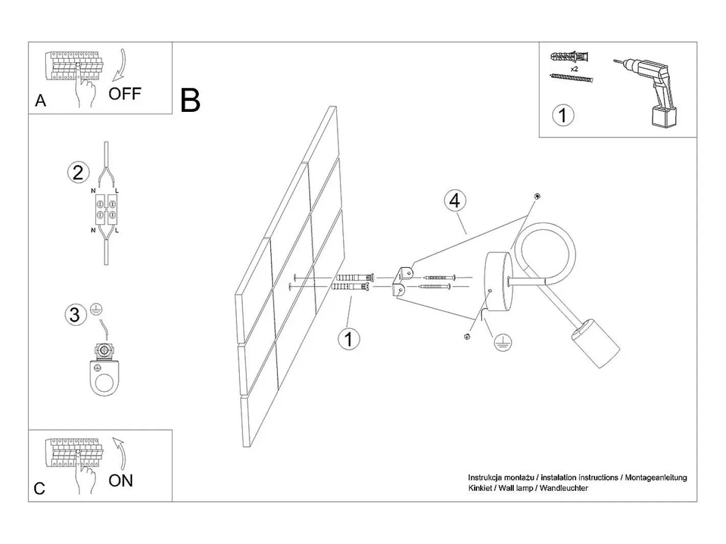 Sollux Lighting Lámparas De Pared Supeł Industrial De Acero - 1 Fuentes Luminosas - L.25 X A.20 Cm - Negro Clearance